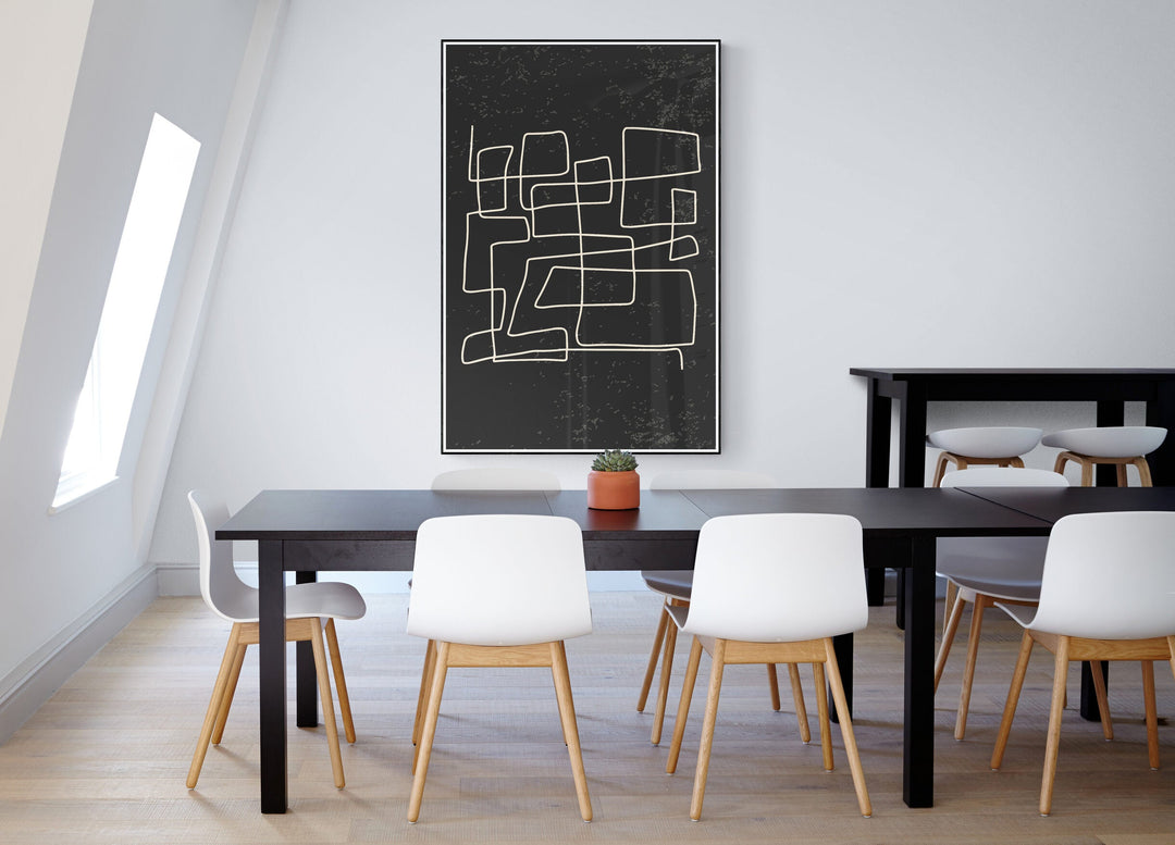 Dark Abstract Scribbles #3
