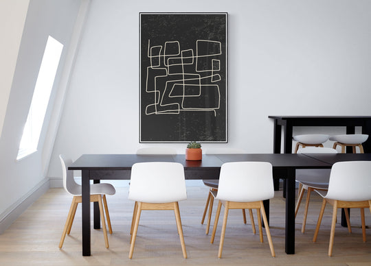 Dark Abstract Scribbles #3