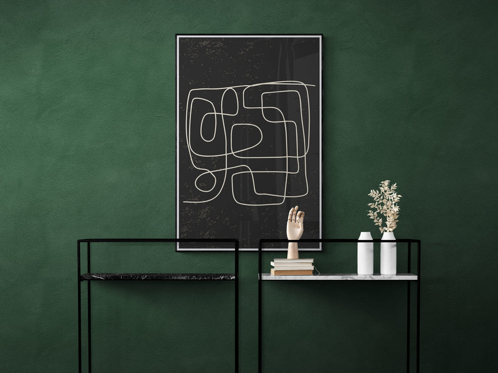Dark Abstract Scribbles #4