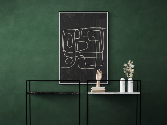 Dark Abstract Scribbles #4