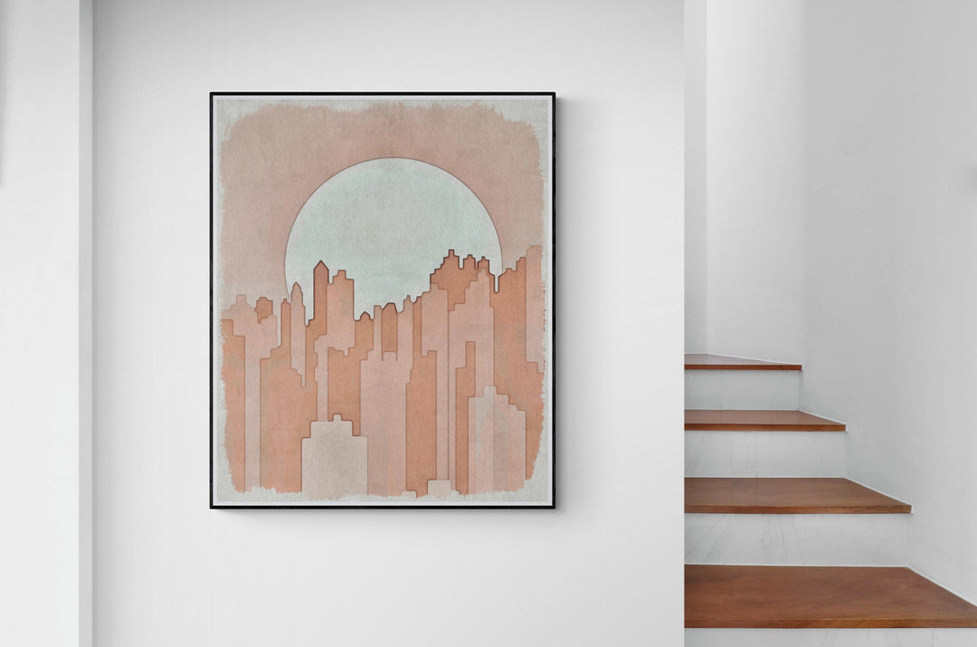 Sun Form Over the City