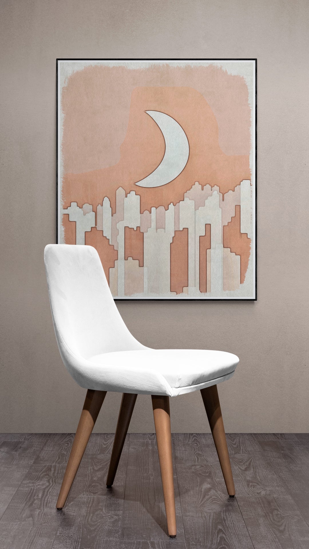 Moon over the City