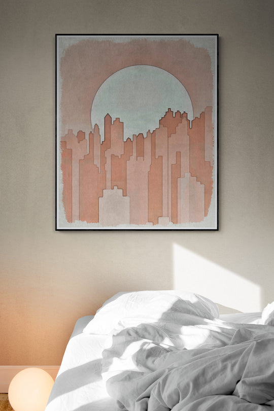Sun Form Over the City
