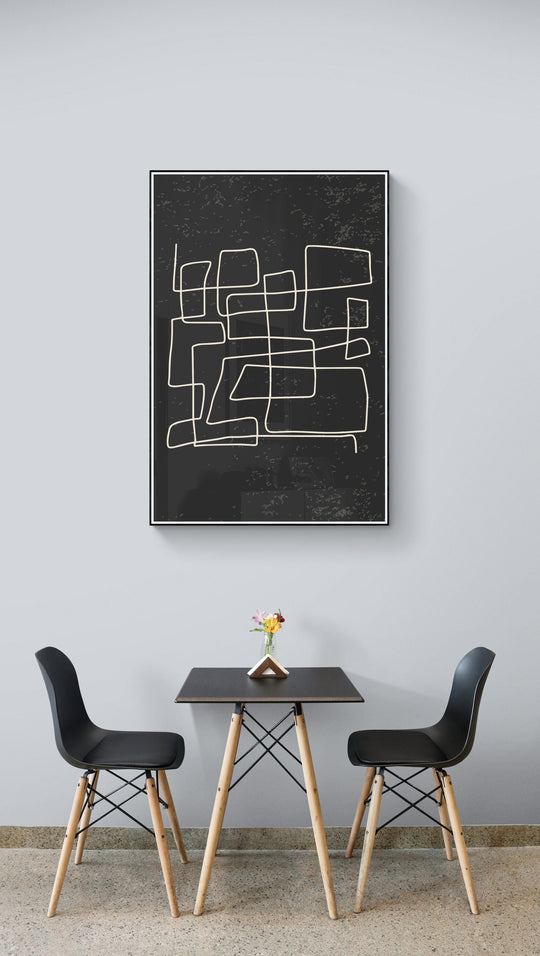 Dark Abstract Scribbles #3